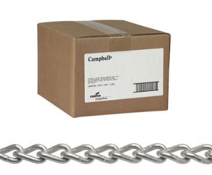 Picture of Campbell® 5/0 Galvanized Twist Link Mach.Chain Part# - 325034