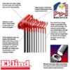 Picture of Eklind Tool 5/16"X9" T-Handle Hex Key W/Cushion G Part# - 51920