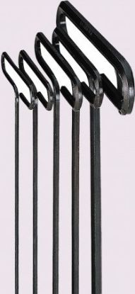 Picture of Eklind Tool 6" 5Pz Metric T-Handle Hex Key Set Part# - 35165