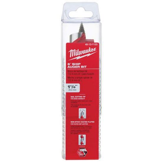 Picture of Milwaukee® Tool 1-1/8" Ship Auger Bit Part# - 48-13-1123