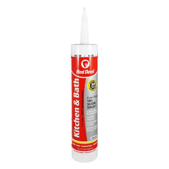 Picture of Red Devil 10.3 Fl Oz Silicone Tub& Tile Adhesive Se Part# - 836