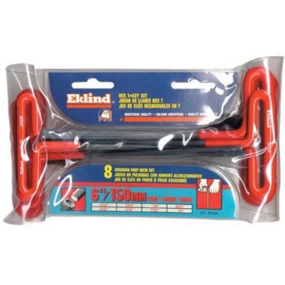 Picture of Eklind Tool 2Mm - 6Mm T-Handle Hex Set W/Pouch 6 K Part# - 55196