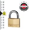 Picture of Master Lock® Medium Security Solid Brass Padlock Part# - 160D