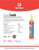 Picture of Red Devil 10.3Fl.Oz. Clear Caulk Part# - 870