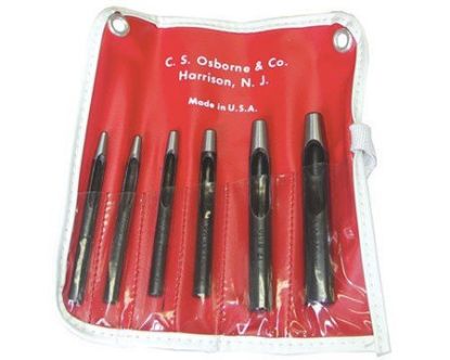 Picture of C.S. Osborne 01520 6Pc. Belt Punch Set No.S 2-4-6- Part# - K-245