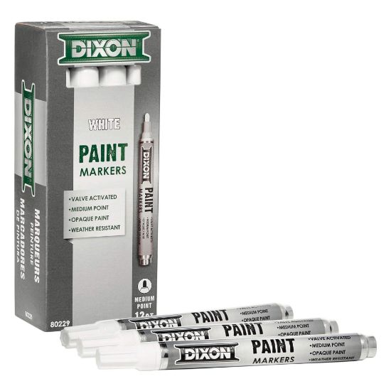 Picture of Dixon Ticonderoga White Paint Marker Part# - 80229