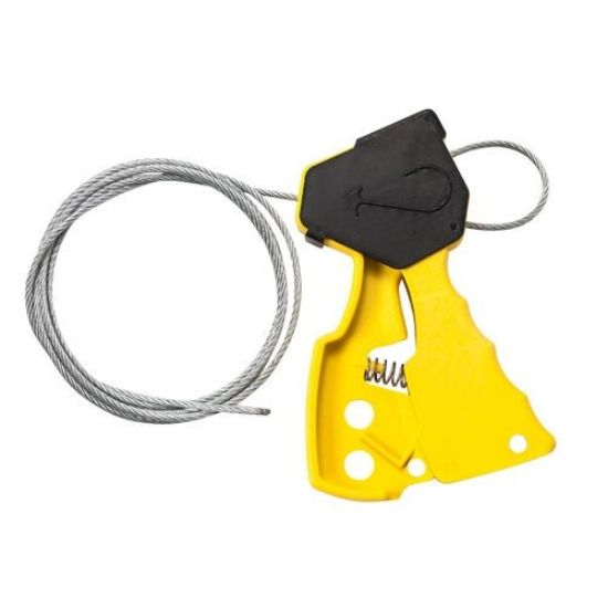 Picture of Brady® Yellow Cable Lockout Device W/6' Cable Part# - 45192