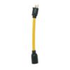 Picture of Southwire 9" Yellow Twist-To -Lockadapter 12/3 Ga.-15 Part# - 90208802