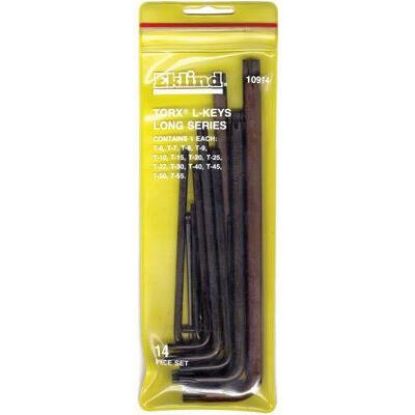 Picture of Eklind Tool 14Pc Torx L-Key Set In Pouch Part# - 10914