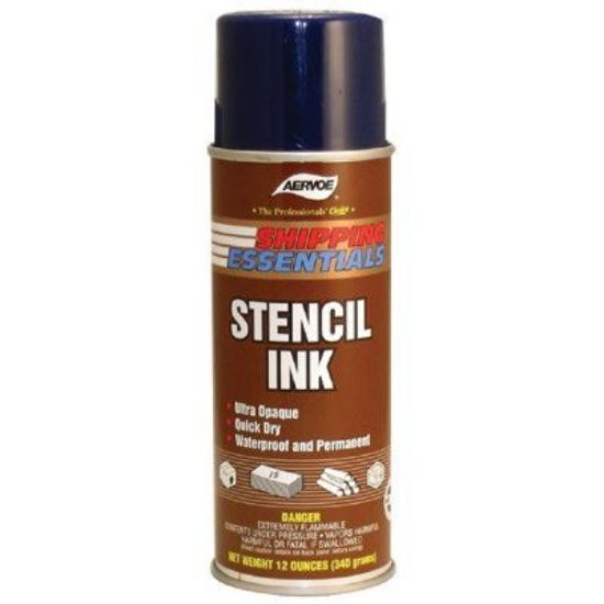 Picture of Aervoe 16 Oz Red Stencil Ink (12 Oz Net) Part# - 2801