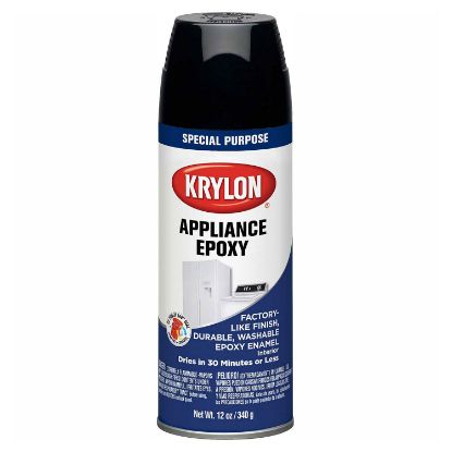 Picture of Krylon® Industrial 1Pt Black Epoxy Appliance Paint Part# - K03206777