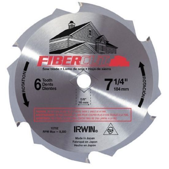 Picture of Irwin® 7-1/4" X 6T X Universalcarbide Tipped Saw Blade Part# - 15702Zr