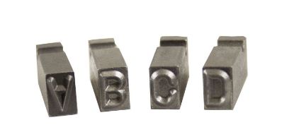 Picture of C.H. Hanson® 3/8" A To Z Notched Steel Type Part# - 27638