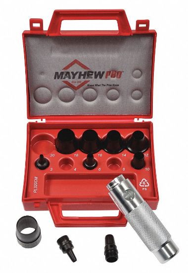 Picture of Mayhew™ Tools 320Cm 11-Pc Metric Hollow Punch Tool Kit 3M Part# - 66010