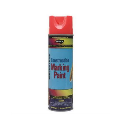 Picture of Aervoe Fluorescent Red 16 Oz. W/B Marking Paint Part# - 246