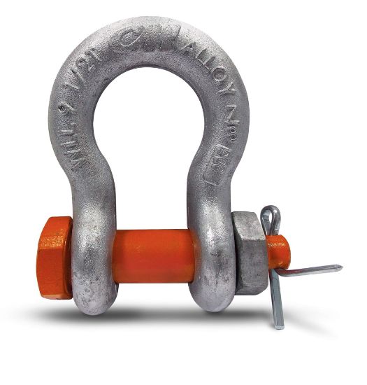 Picture of Cm Columbus Mckinnon 5/8" Alloy Steel Anchorshackle Galvanized Part# - M851A-G