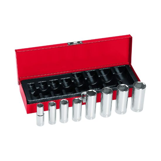 Picture of Klein Tools 3/8" Deep Socket Set Part# - 65502