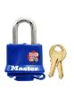 Picture of Master Lock® Laminated Steel Pin Tumbler Padlock Blue Cover Part# - 312D