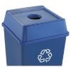 Picture of Rubbermaid Commercial Bottle Can Recycle Top Part# - Fg279100Dblue