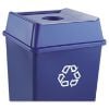 Picture of Rubbermaid Commercial Bottle Can Recycle Top Part# - Fg279100Dblue