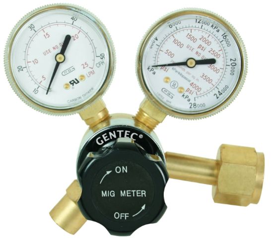 Picture of Gentec Single Stage Ld Regulator Propane Cga510 Part# - 190F-80