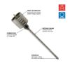 Picture of Bosch Power Tools 2"X7"X12" Sds Max Shankcore Bit Part# - Hc8510