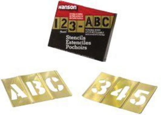 Picture of C.H. Hanson® 5" 45Pc Letter & Numberset Part# - 10075