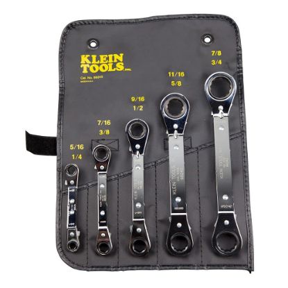 Picture of Klein Tools Ratchet Box Wrench Set Part# - 68245