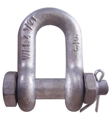 Picture of Cm Columbus Mckinnon 7/8" Chain Shackle Galvanized W/Bolt-Nut Part# - M953G