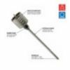 Picture of Bosch Power Tools 4"X7"X12" Sds Max Shankcore Bit Part# - Hc8550