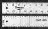 Picture of L.S. Starrett Ase-96 96" .125 Thick Aluminum Straight Edge Rul Part# - 36095