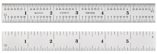 Picture of L.S. Starrett C404R-72 72" Steel Rule Part# - 51488