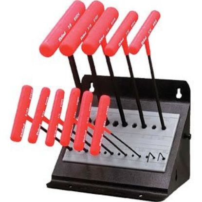 Picture of Eklind Tool 13-Pc. Power-T Key Set Inch-Ball W/Stand Part# - 60814