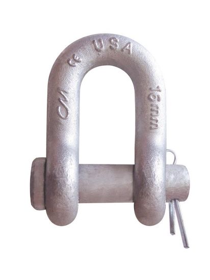 Picture of Cm Columbus Mckinnon 1-1/8" Round Pin Chain Shackle D-Pattern G Part# - M555G