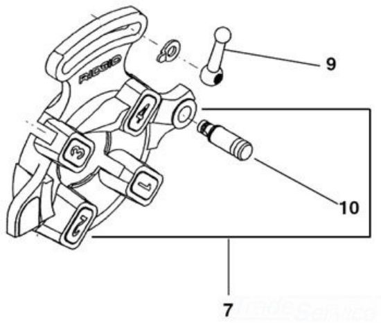 Picture of Ridgid® 842 Die Head W/Post Part# - 23287