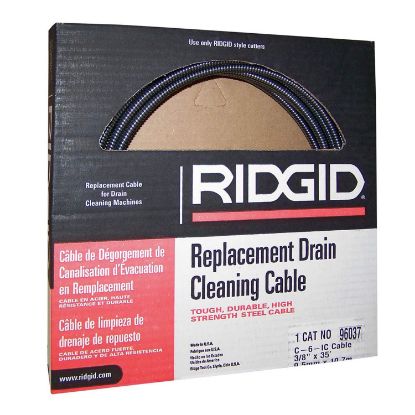 Picture of Ridgid® Cable C6Ic 3/8X35 Withmale Coupler Part# - 96037