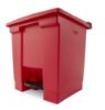 Picture of Rubbermaid Commercial Step-On Can 8G/30L Red Part# - Fg614300Red