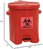 Picture of Eagle 22253 6 Gal. Red Polyethylene Safety Biohazardou Part# - 943Bio