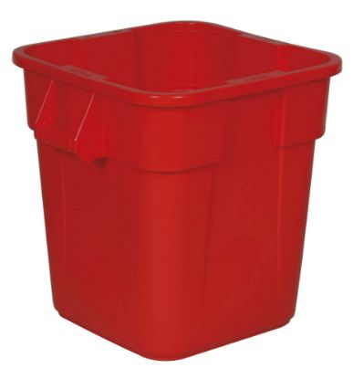 Picture of Rubbermaid Commercial Brute Cont Sq W/O Lid 28G/106L Red Part# - Fg352600Red