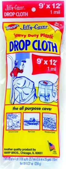 Picture of Warp Brothers Heavy Duty Jiffy-Cover Drop Cloth Part# - Jcs-912