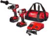 Picture of Milwaukee® Tool M18 Brushless Hammer Drill/Imp Combo Kit 2.0 4.0 Part# - 2893-22Cx