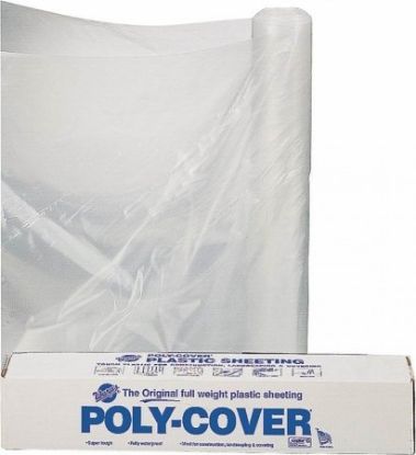 Picture of Warp Brothers 61620 4-Mil 6'X100' Clear Poly Cover Part# - 4X6-C