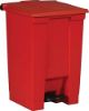 Picture of Rubbermaid Commercial Step-On Can 18G/68L Red Part# - Fg614500Red