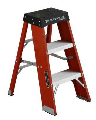 Picture of Louisville Ladder® 3' Fiberglass Industrialstep Stand Heavy Duty Part# - Fy8003