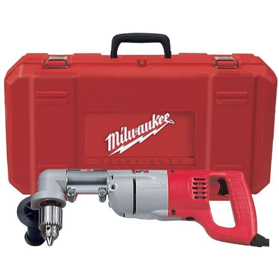 Picture of Milwaukee® Tool 1/2" Right Angle Drill W/ Swivel Head & Handle Part# - 3107-6