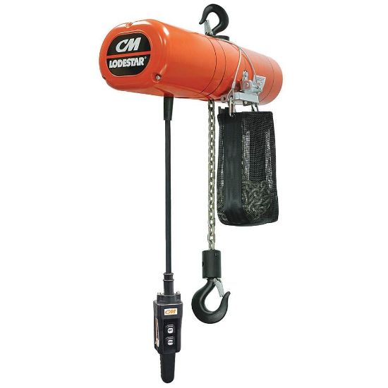 Picture of Cm Columbus Mckinnon Shopstar Elec Chain Hoist 1000Lb 460V 3Ph 12Fpm Part# - 2121