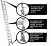 Picture of Louisville Ladder® 21' Max Two Section Extension Ladder Part# - Ae2224