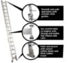 Picture of Louisville Ladder® 25' Max Two Section Extension Ladder Part# - Ae2228