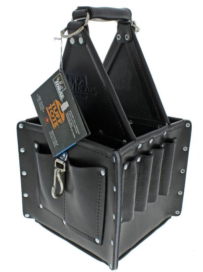 Picture of Ideal® Industries Blk Premium Leather Master Electrician'S Tote Part# - 35-975Blk