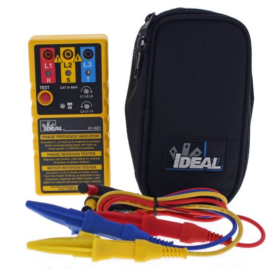 Picture of Ideal® Industries 3-Phase/Motor Rotation Tester Part# - 61-521